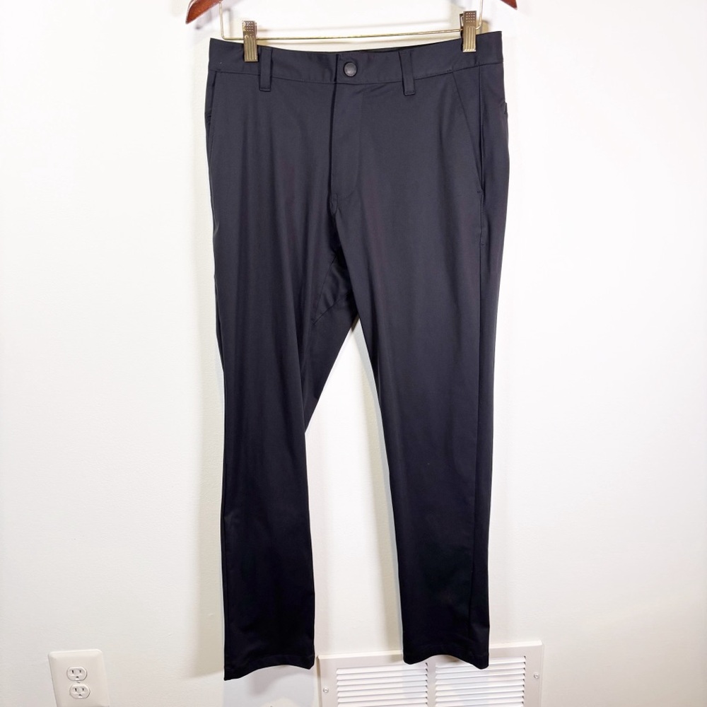 Rhone Black Commuter Slim Pants